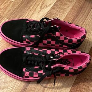 Black & Pink Vans